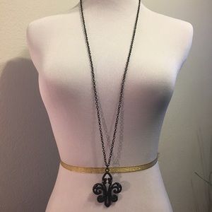 Fleur-de-lis necklace